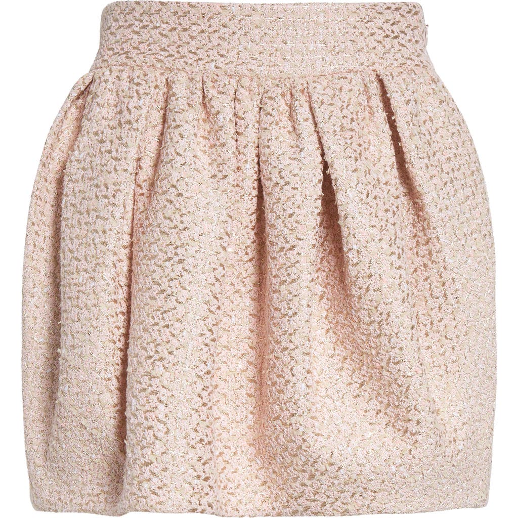 Giambattista Valli Pleated Tweed Miniskirt