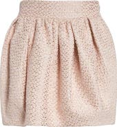 Giambattista Valli Pleated Tweed Miniskirt
