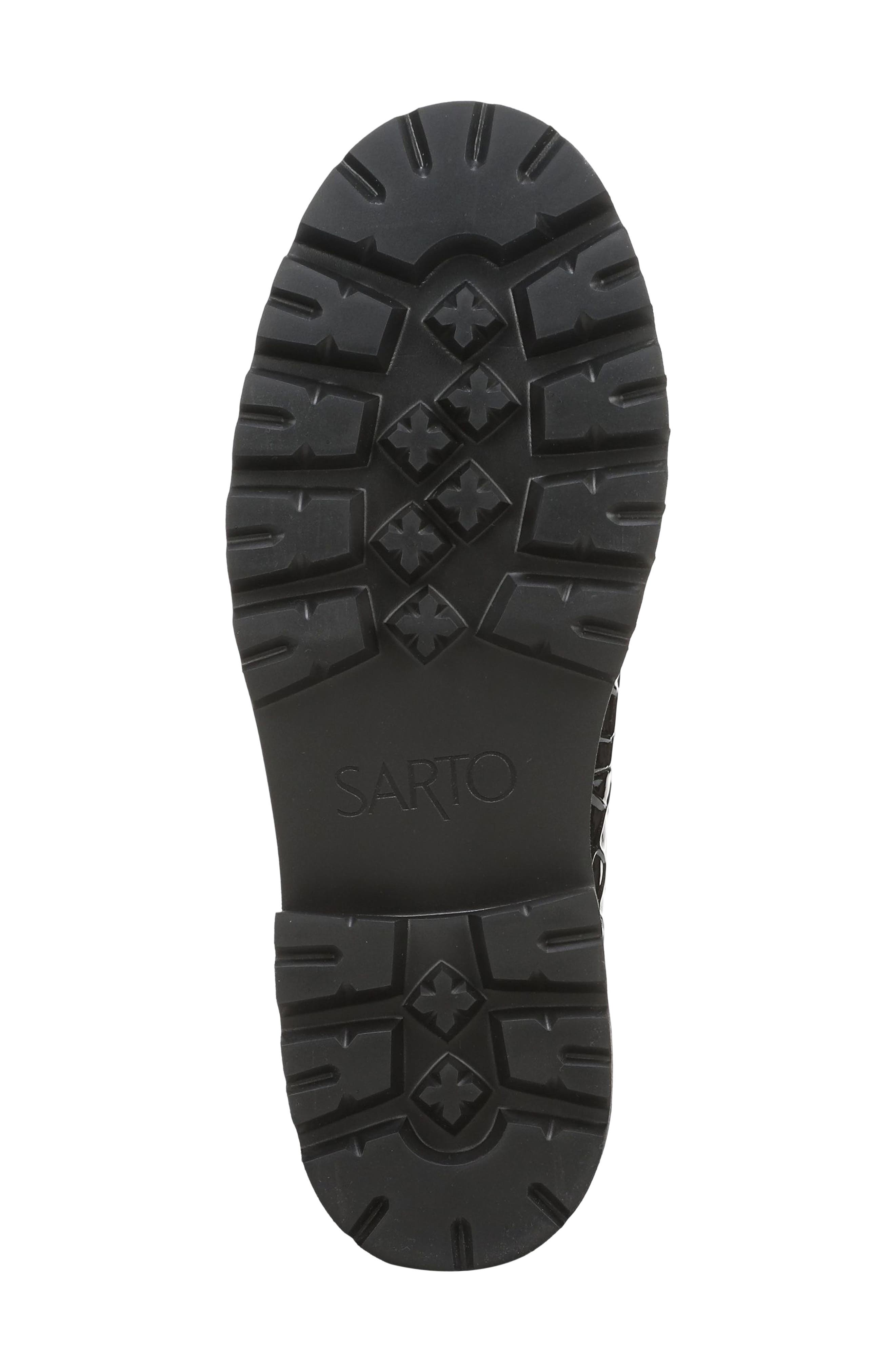Sarika Tassel Loafer, Alternate, color, BLACK CROCCO PU