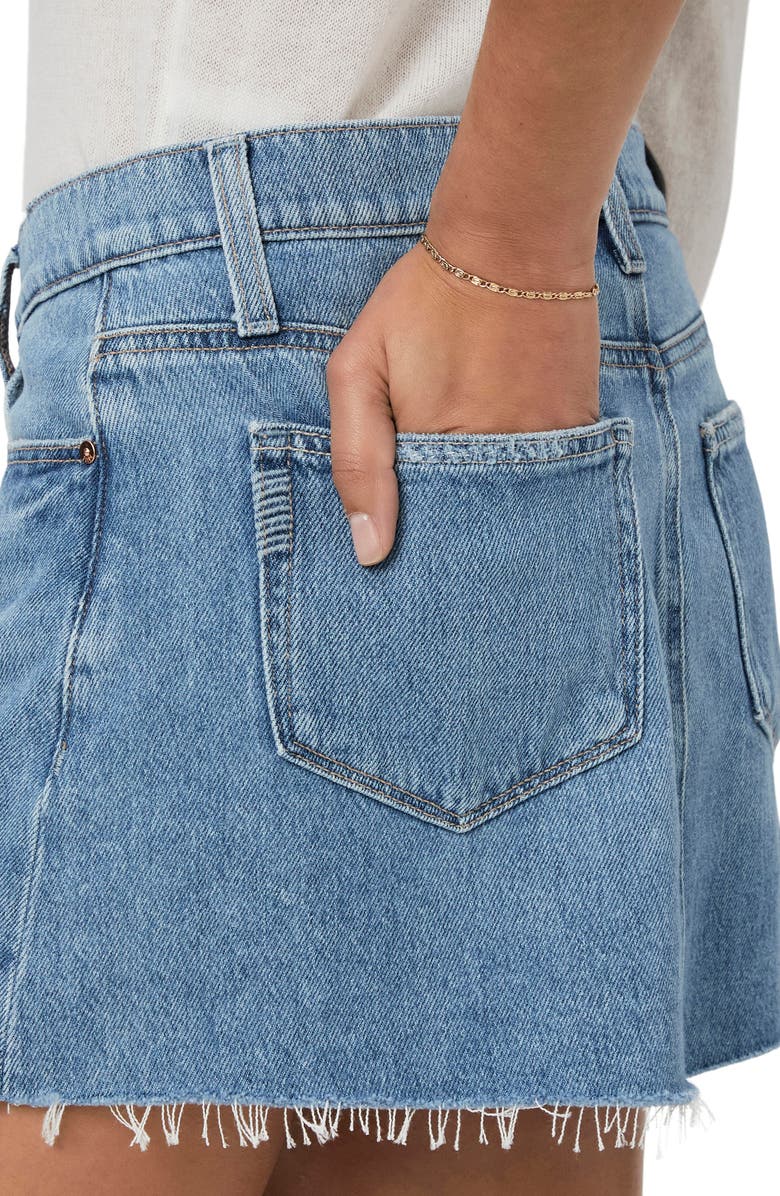PAIGE Ryder Denim Miniskirt, Alternate, color, 