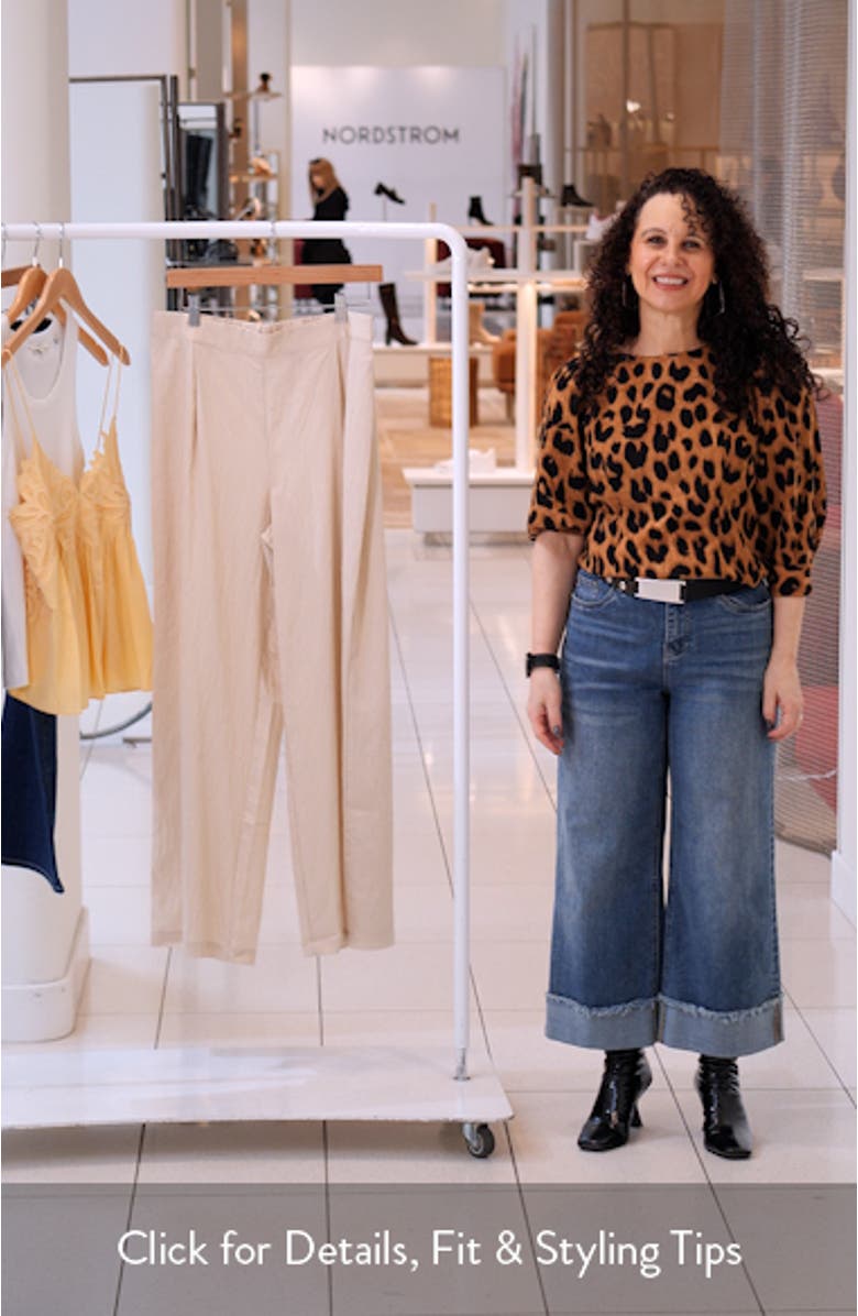 Pleated Wide Leg Pants, sales video thumbnail