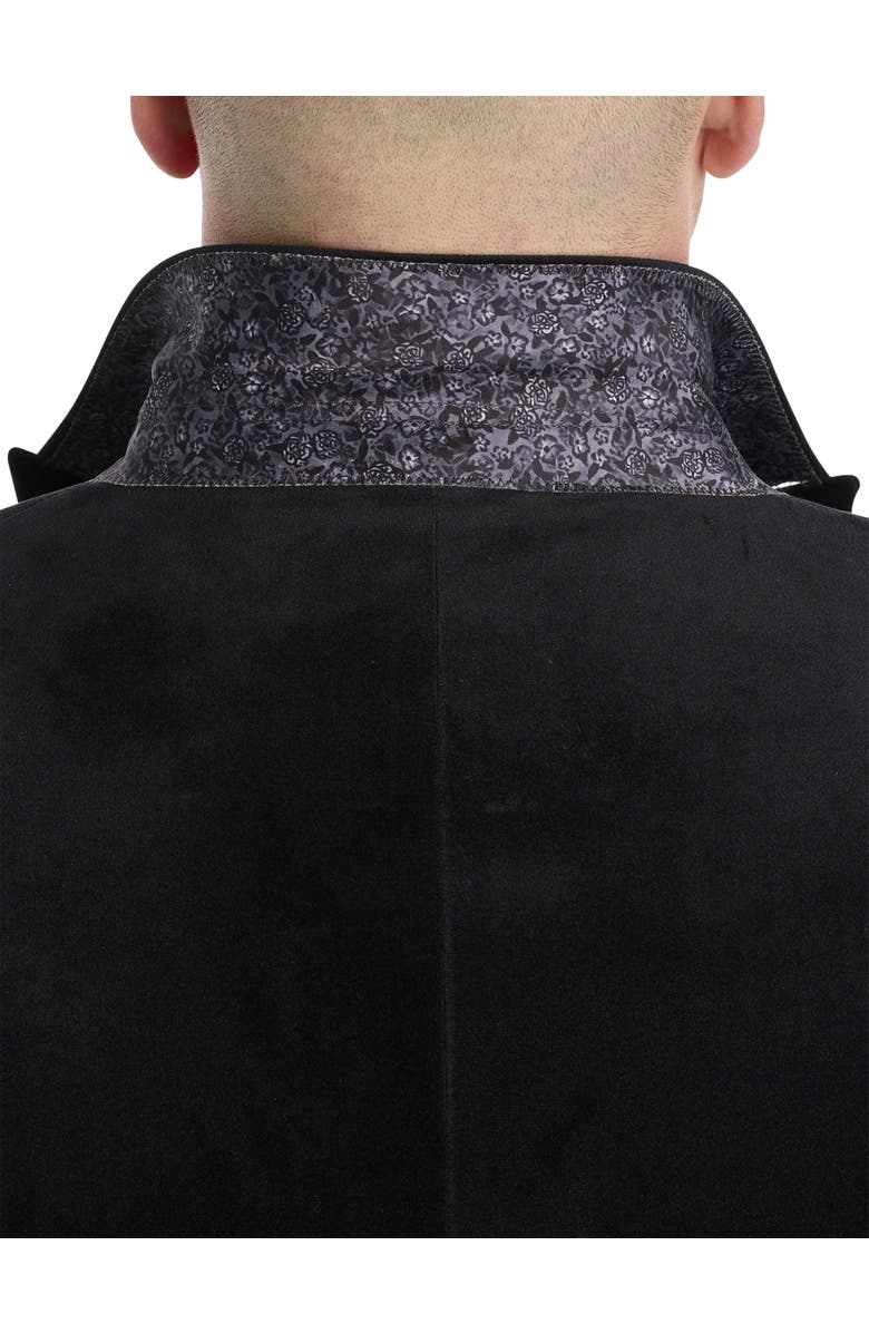 Synrgy by DXL Jacket Relaxer Velvet Sport Coat, Alternate, color, Black