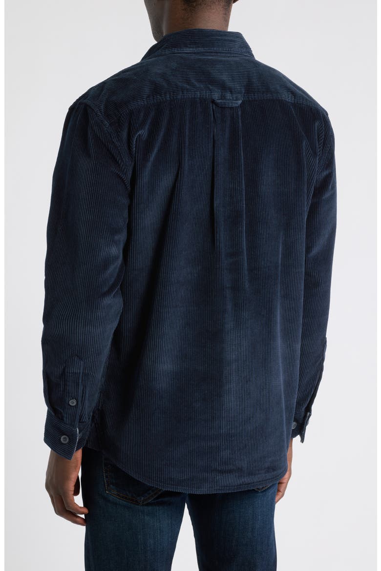 Belmont Cotton Corduroy Overshirt, Alternate, color, NAVY/ PAINTED HILLS