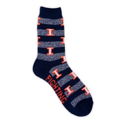 Muk Luks Gameday Terry Loop Socks In Blue