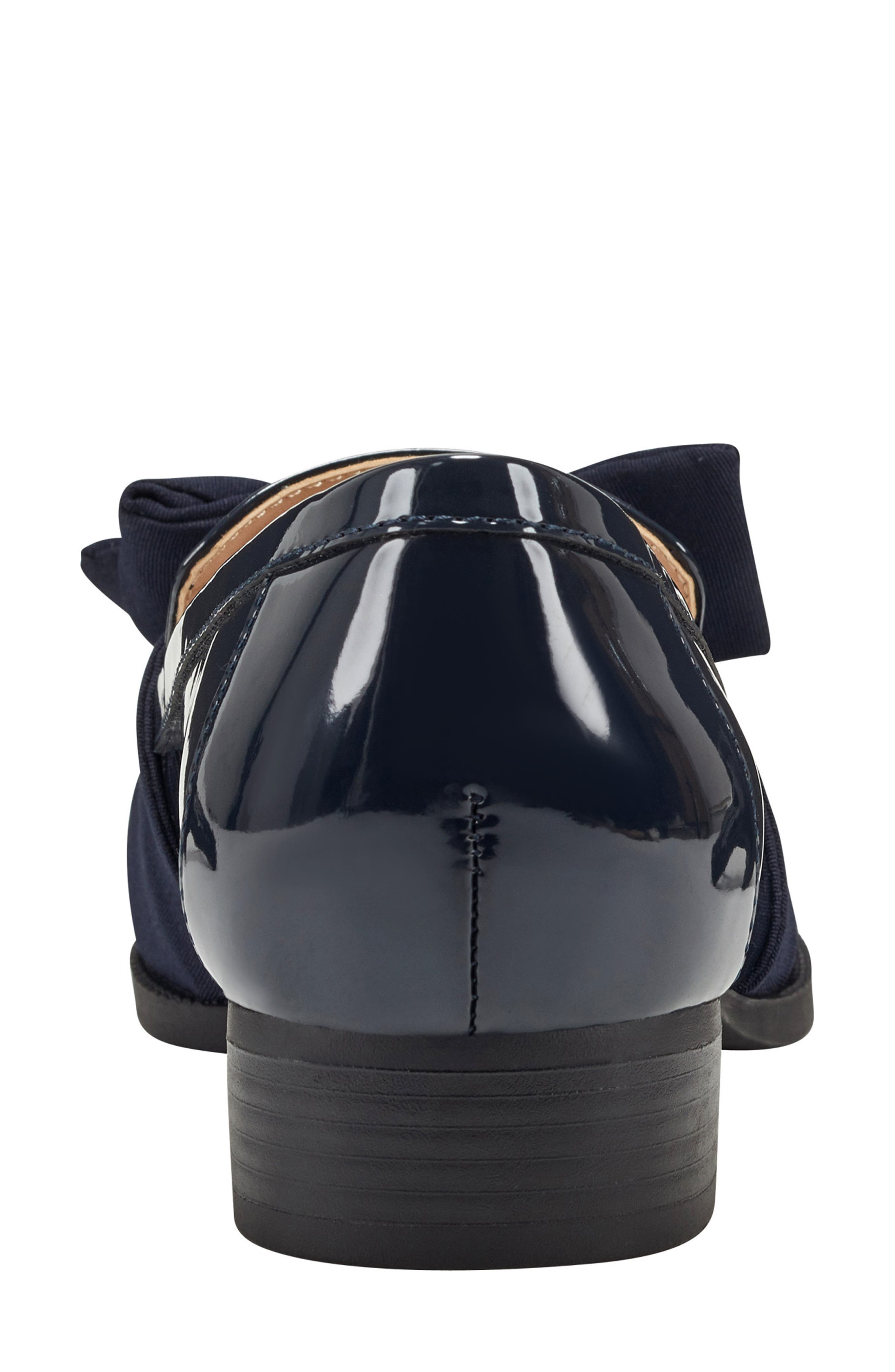 Bow Loafer, Alternate, color, DARK BLUEDNU