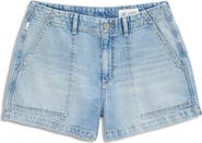 AG Analeigh High Waist Workwear Denim Shorts