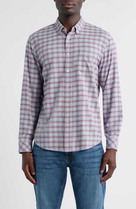 Rails Vance Shadow Check Cotton Blend Button-Down Shirt