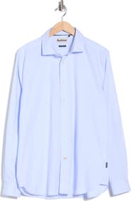 Barbour Throckley Tailored Fit Pin Point Button-Up Shirt