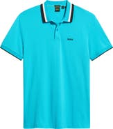 BOSS Paddy Tipped Cotton Polo