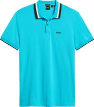 BOSS Paddy Tipped Cotton Polo