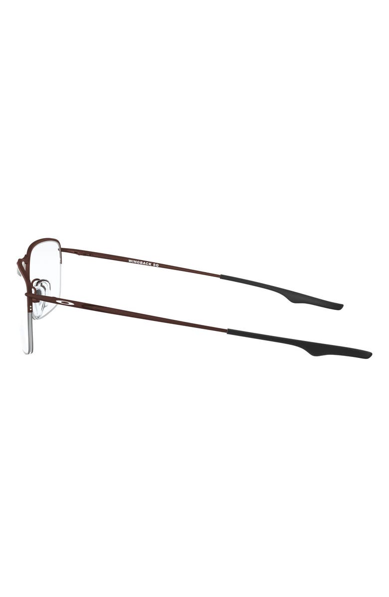Oakley Wingback SQ 54mm Semirimless Rectangular Optical Glasses, Alternate, color, 
