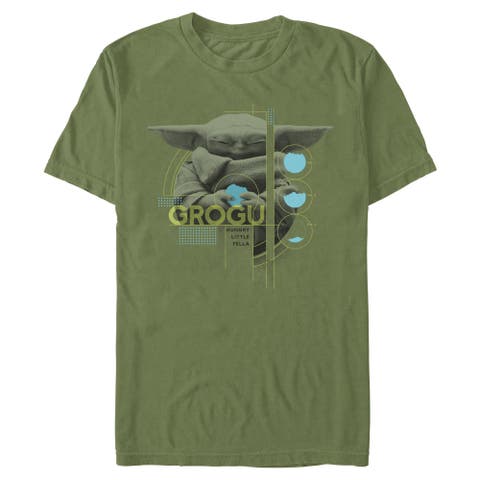 Men's Star Wars The Mandalorian and Grogu The Child Hungry Little Fella  Graphic T-Shirt