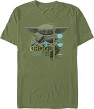 Star Wars: The Mandalorian and Grogu Men's The Child Hungry Little Fella Short Sleeve Graphic T-Shirt