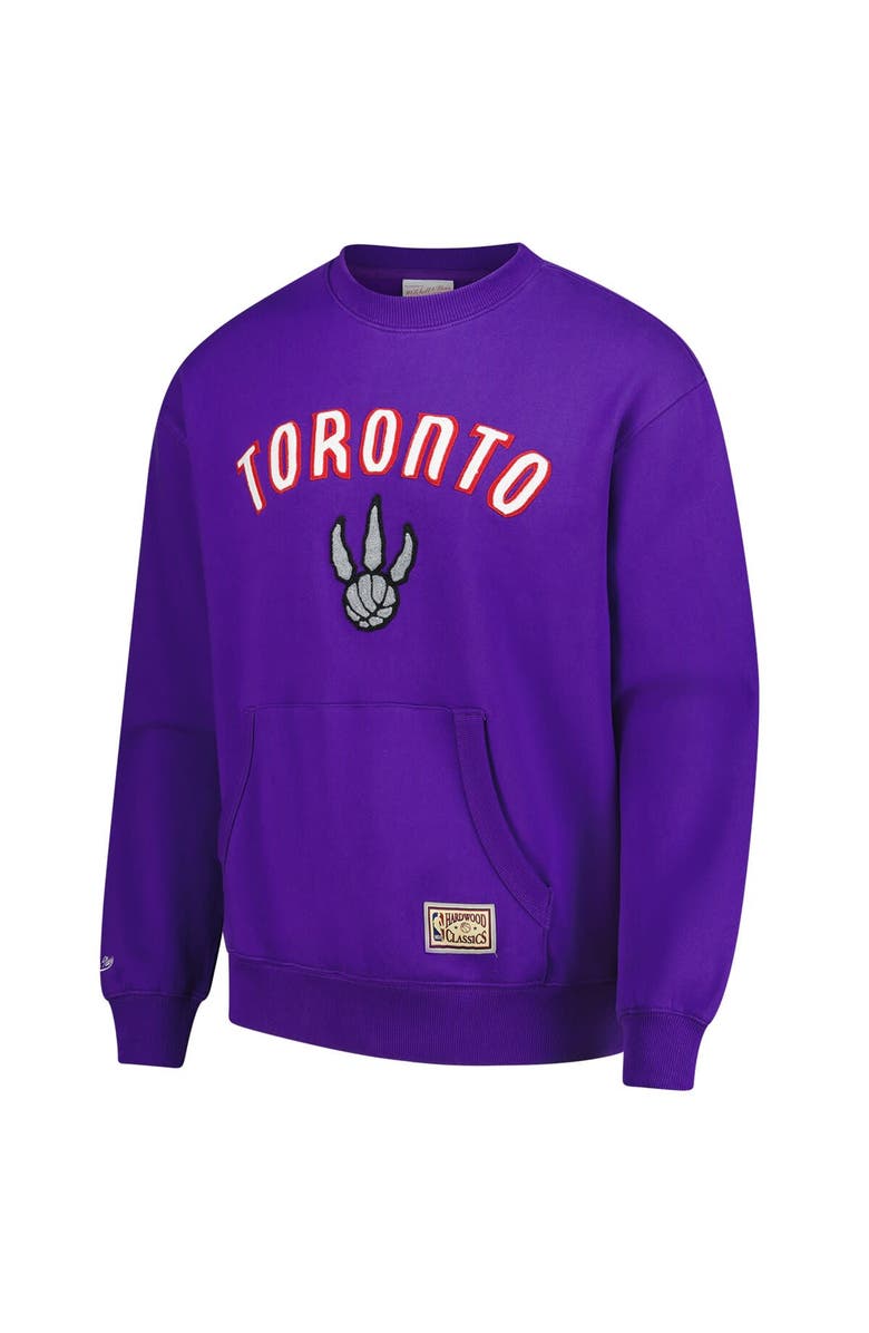 Mitchell & Ness Men's Mitchell & Ness Purple Toronto Raptors Nights Pullover Sweatshirt, Alternate, color, Purple
