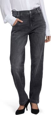 NYDJ Brooke High Waist Loose Straight Leg Jeans