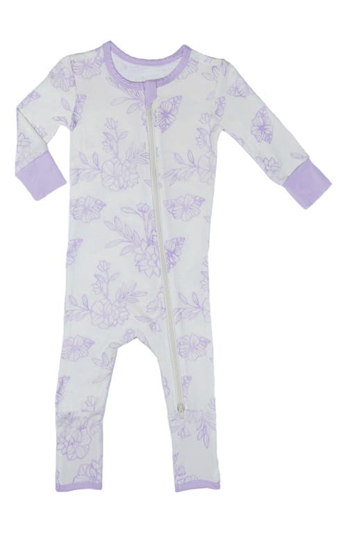 Baby Grey By Everly Grey Print Ruffle Convertible Romper In Bali