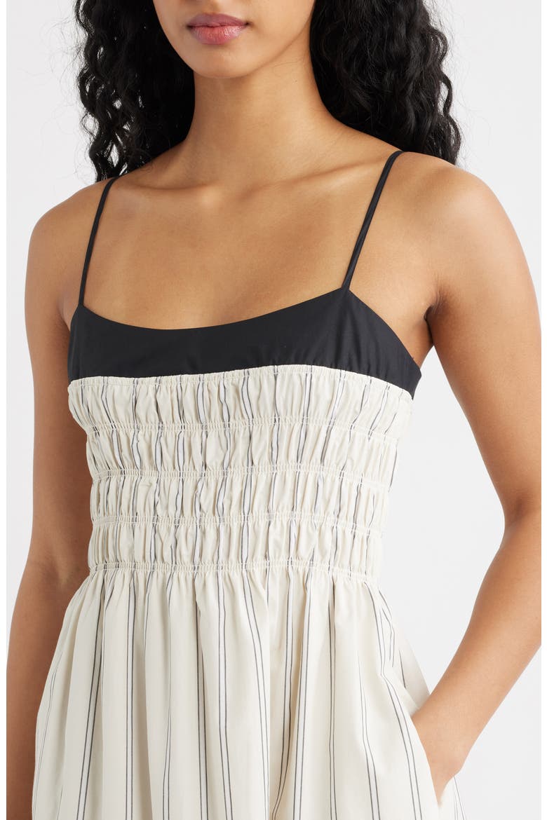 Primrose Stripe Smocked Bodice A-Line Dress, Alternate, color, PALMA STRIPE