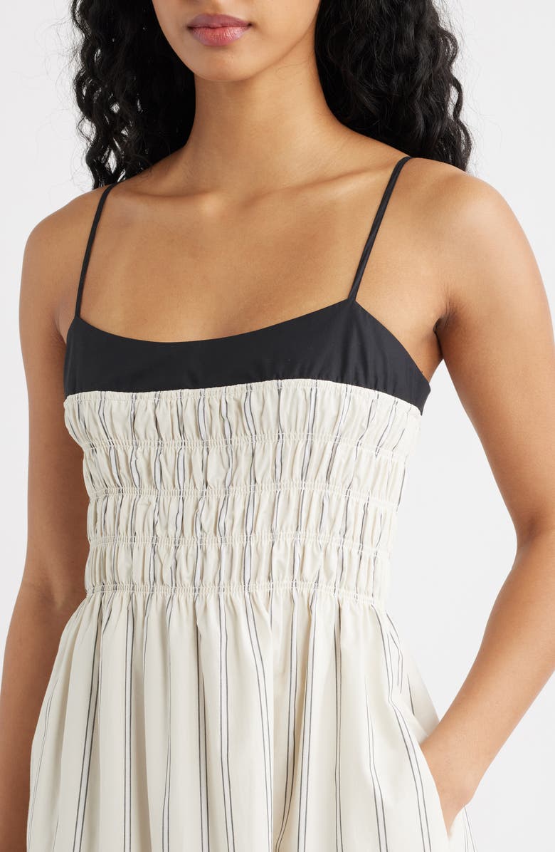 Rails Primrose Stripe Smocked Bodice A-Line Dress, Alternate, color, Palma Stripe