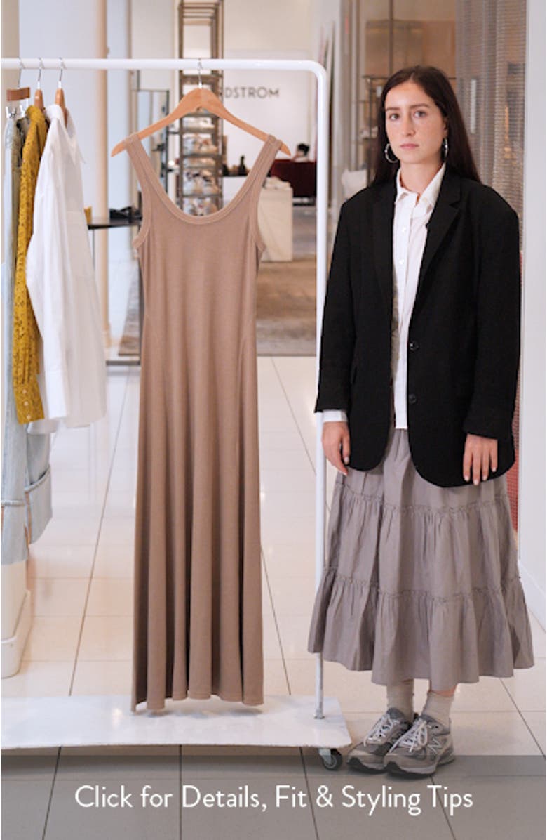 Lexi Sun-In Sleeveless Fit & Flare Rib Maxi Dress, sales video thumbnail