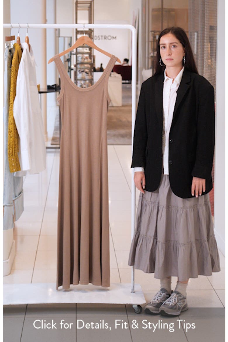 Lexi Sun-In Sleeveless Fit & Flare Rib Maxi Dress video