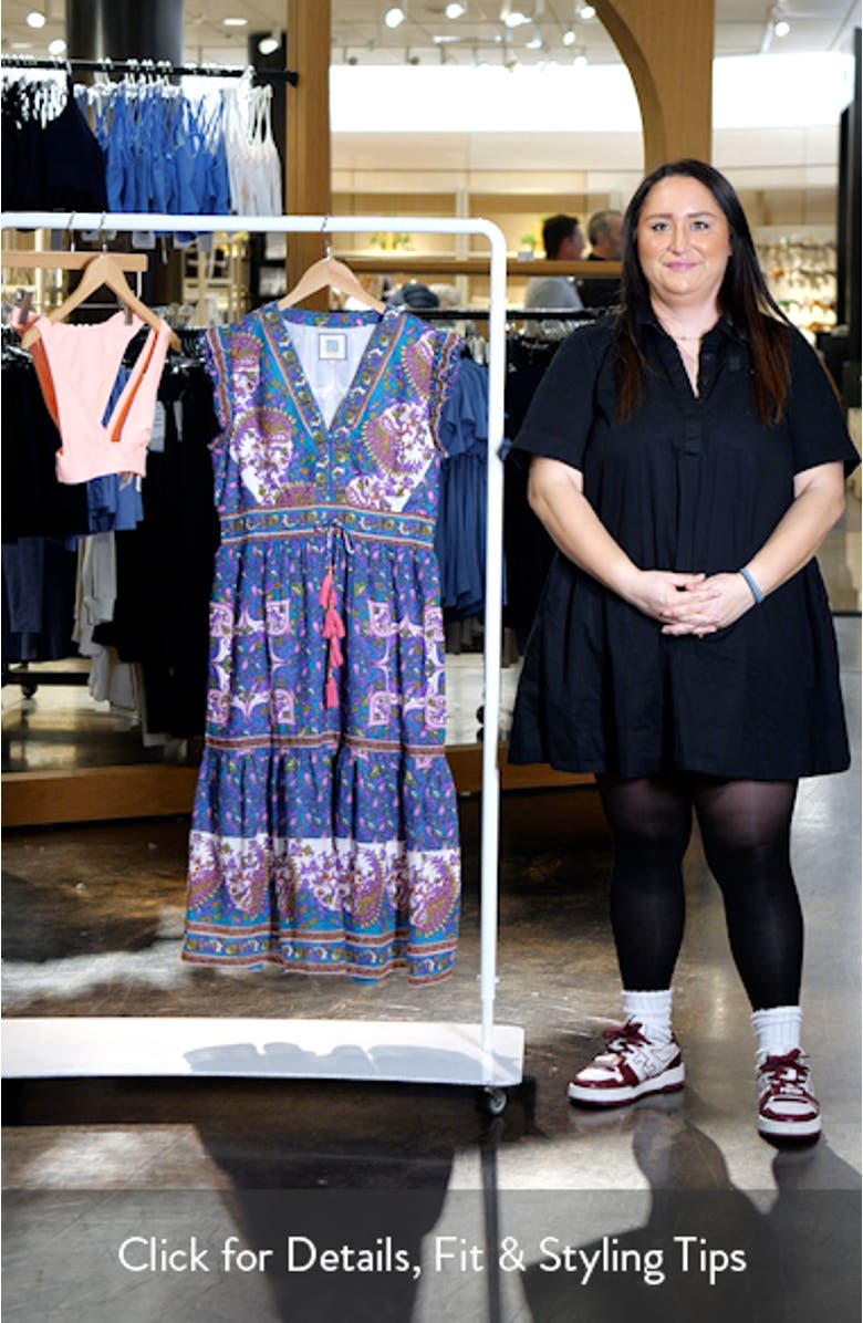 Cotton & Silk Cover-Up Maxi Dress, sales video thumbnail