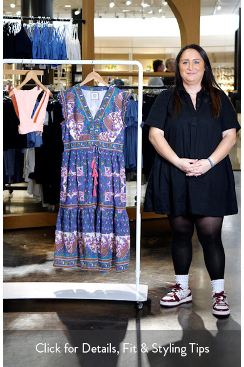 Cotton & Silk Cover-Up Maxi Dress video