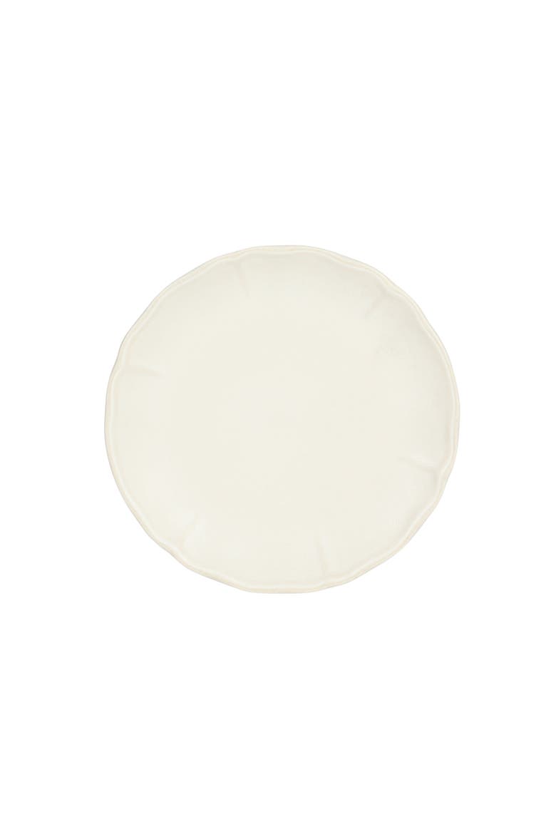Vista Rossio 12-Piece Scalloped Edge Stoneware Dinnerware Set, Alternate, color, White