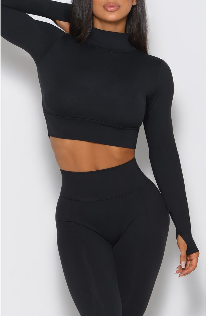 Bombshell Sportswear Combo Pullover, Main, color, Black