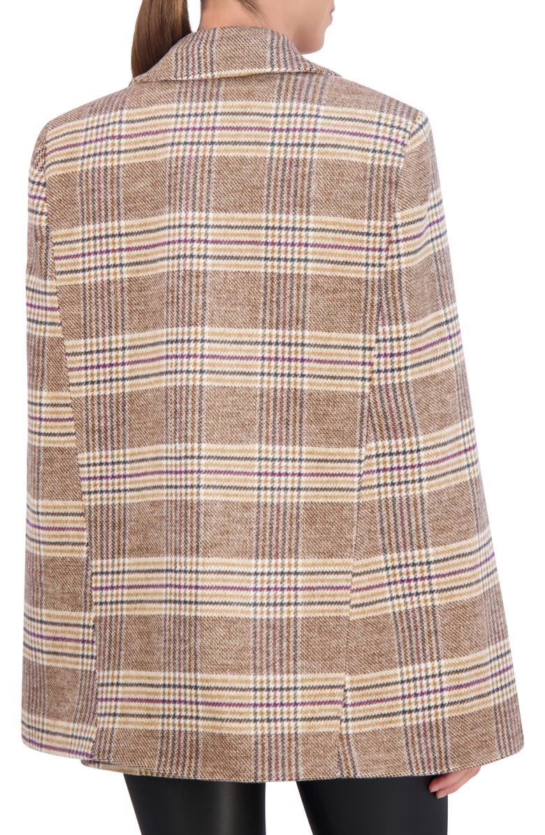 Ookie & Lala Plaid Cape Coat, Alternate, color, 