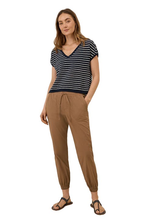 Organic Cotton Monterey Poplin Jogger