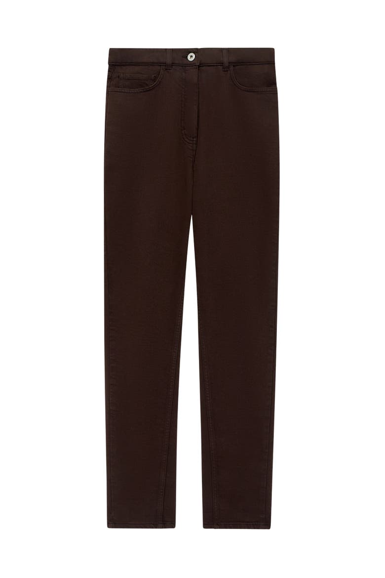 Slim Denim Pant, Alternate, color, Dark Chocolate