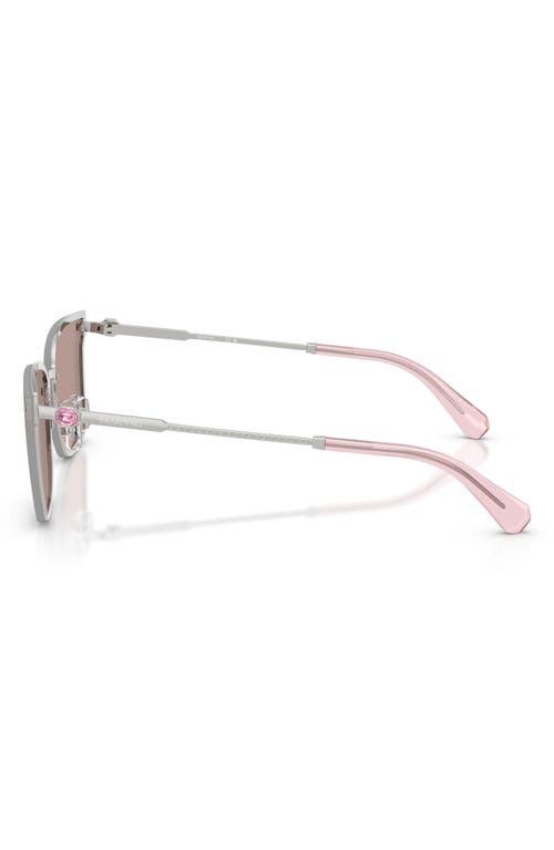 Swarovski 62mm Irregular Sunglasses