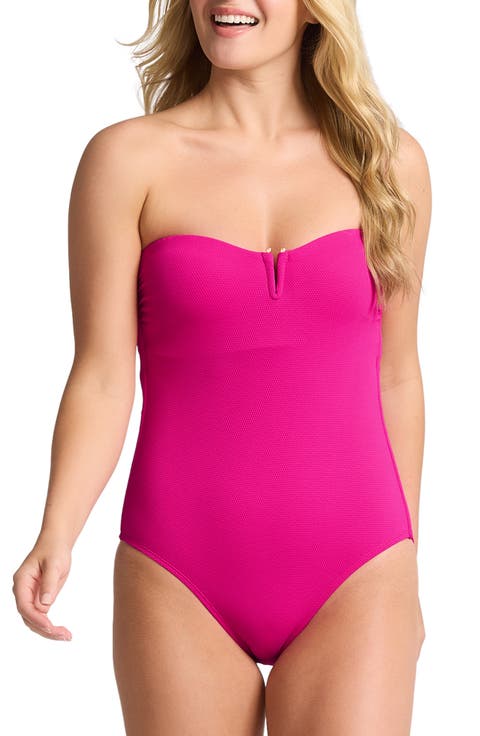 Island Cays Piqué One-Piece Swimsuit