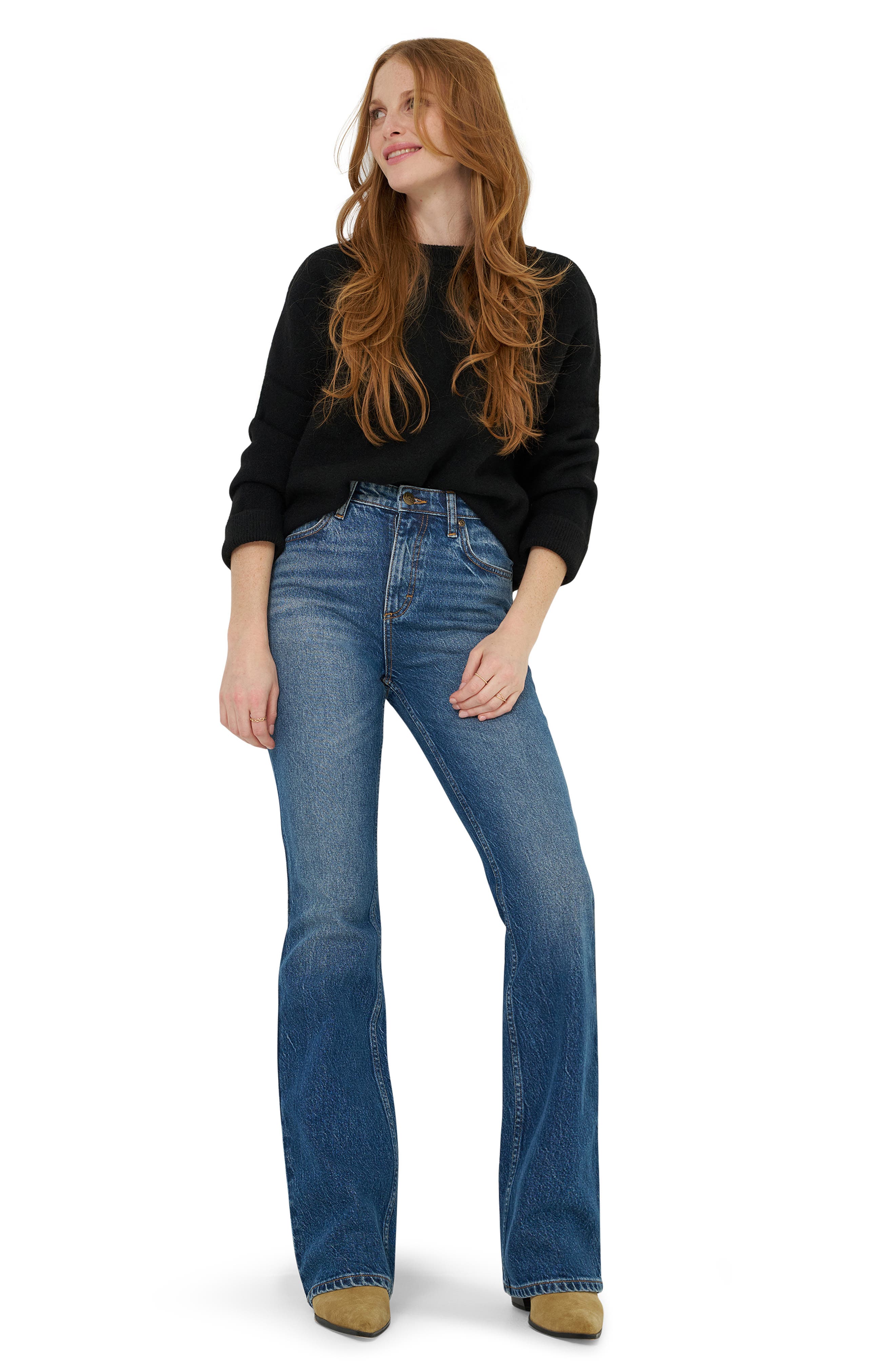 High Waist Bootcut Jeans - image 2