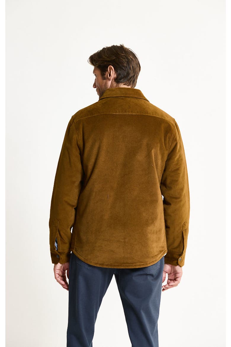 Lined Corduroy Overshirt, Alternate, color, KHAKI