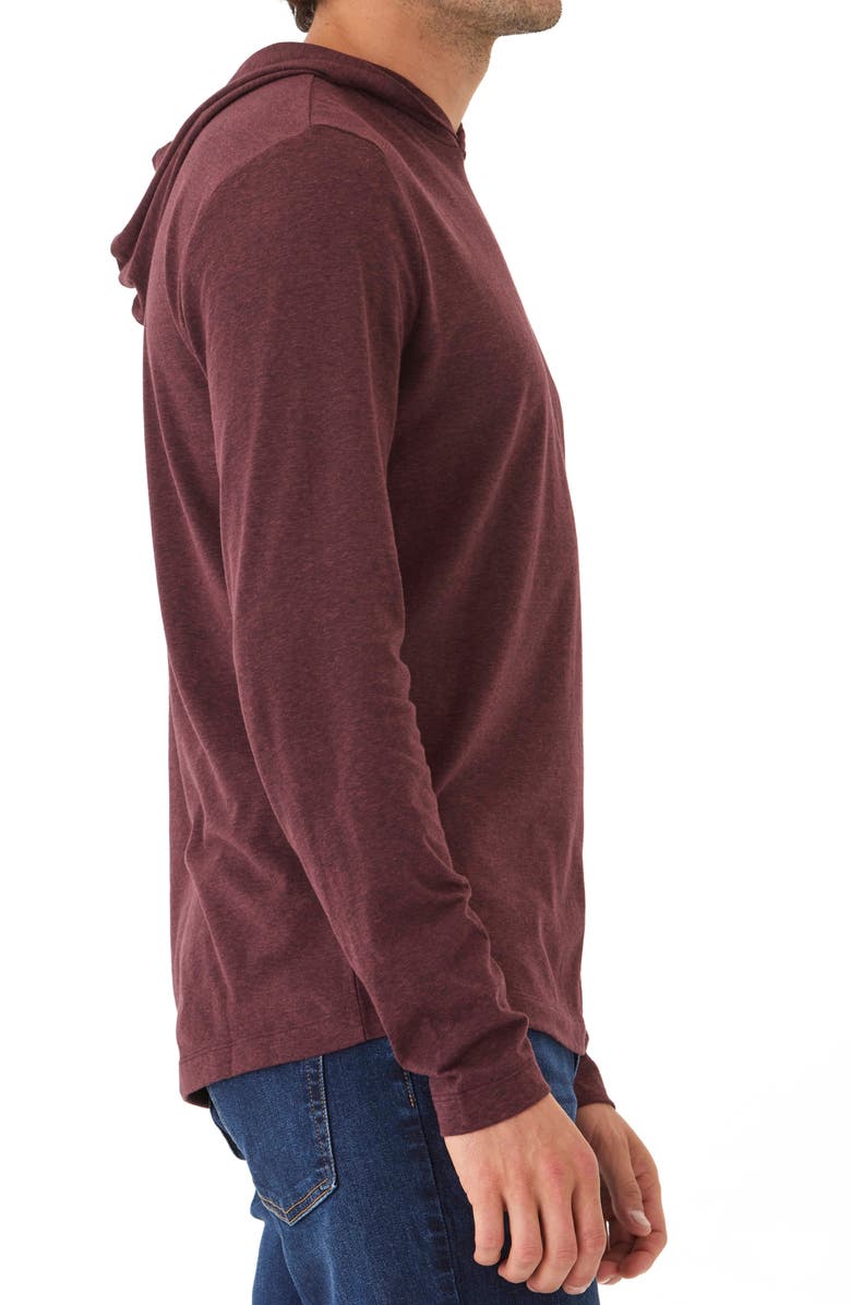 Threads 4 Thought Rocky Mountain Sunrise Hooded Long Sleeve Graphic T-Shirt, Alternate, color, 