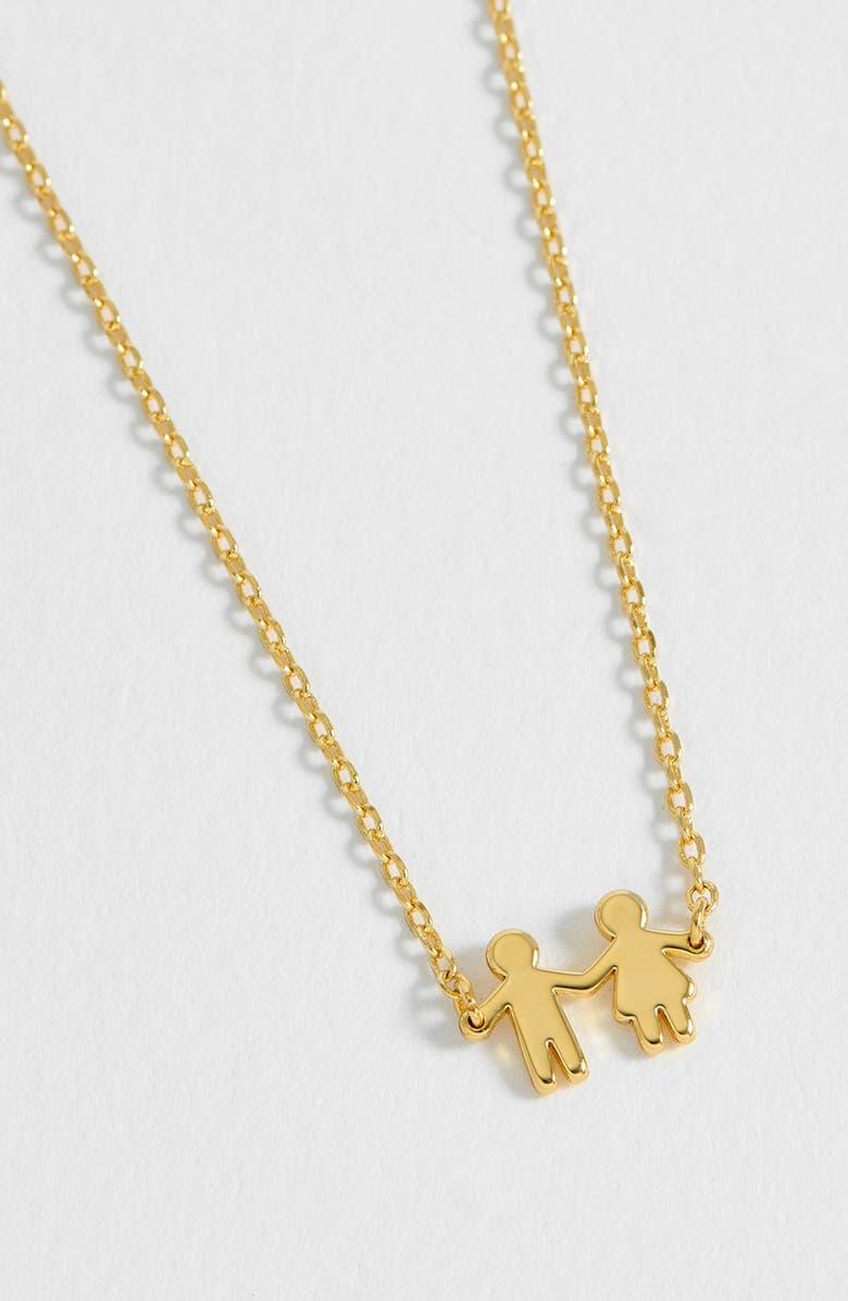 Estella Bartlett People Pendant Necklace, Alternate, color, Gold