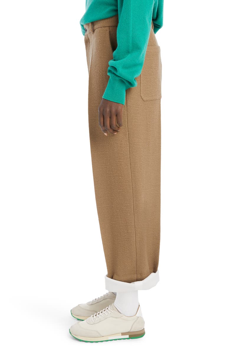 Gustavo Wool & Linen Blend Pants, Alternate, color, BARK
