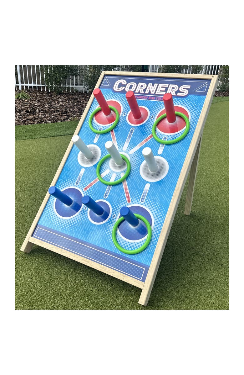 Corners Championship Ring Toss Ring Toss Ring 4 Piece Set, Alternate, color, Multicolored