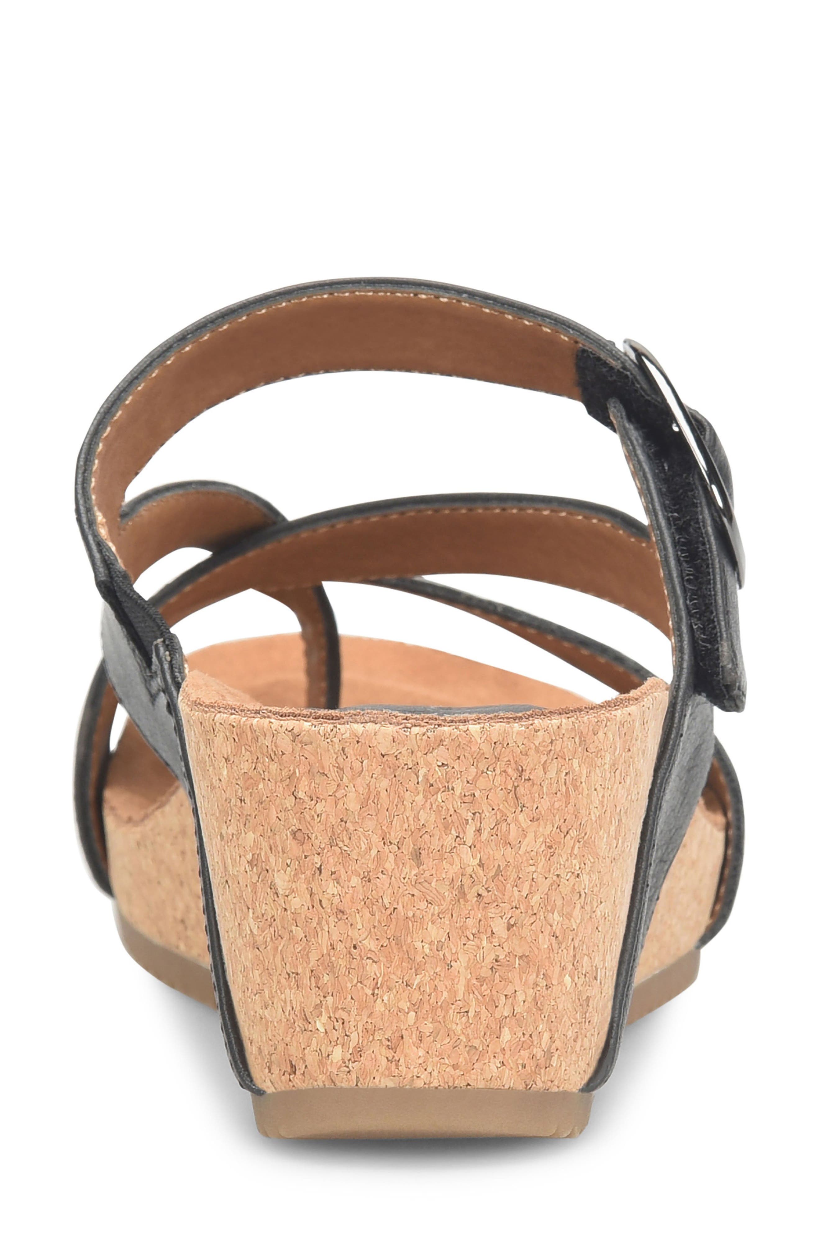 EUROSOFT Emrie Sandal, Alternate, color, Black