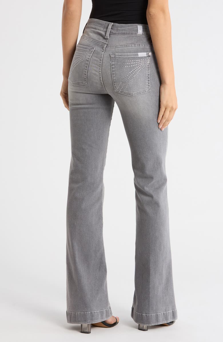 7 For All Mankind Dojo Mid Rise Flare Jeans, Alternate, color, Ifrane