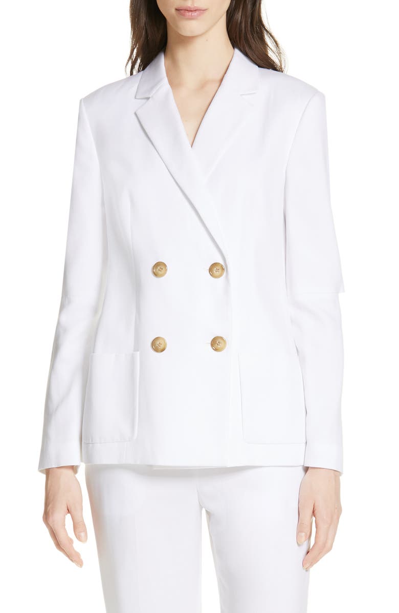 Tibi Slit Sleeve Suiting Jacket, Main, color, 