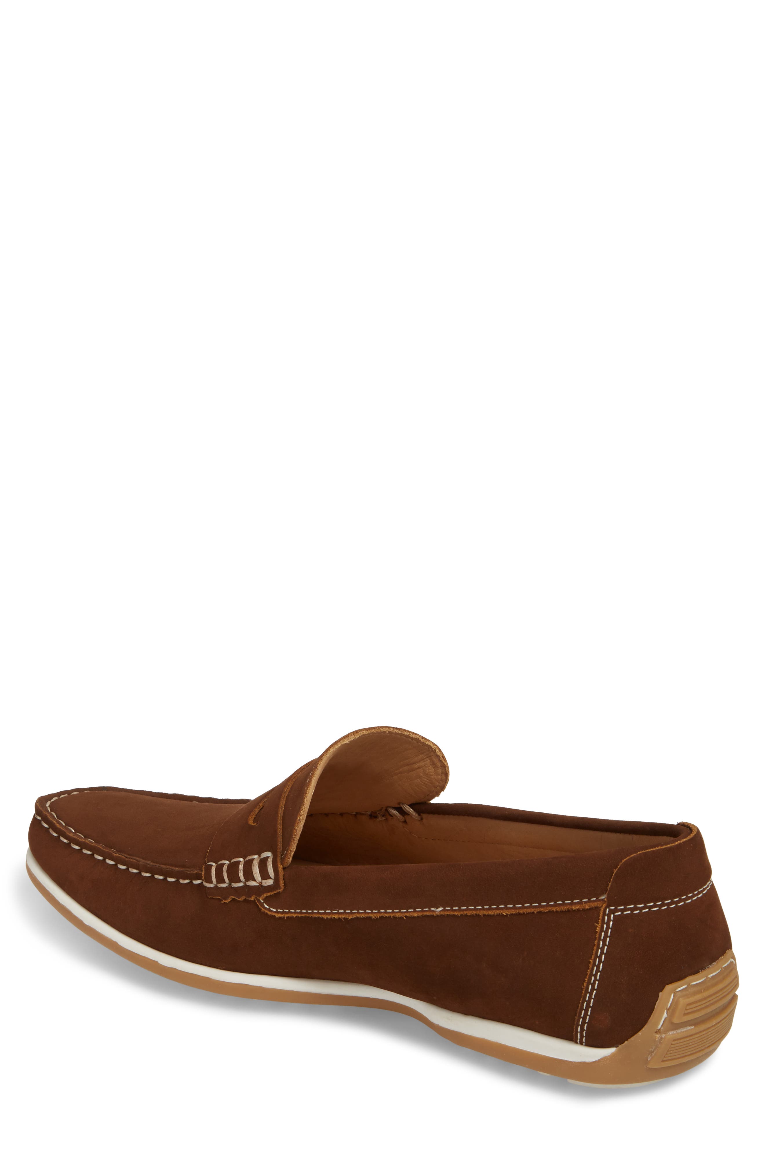 Breakside Driving Loafer, Alternate, color, BROWN NUBUCK