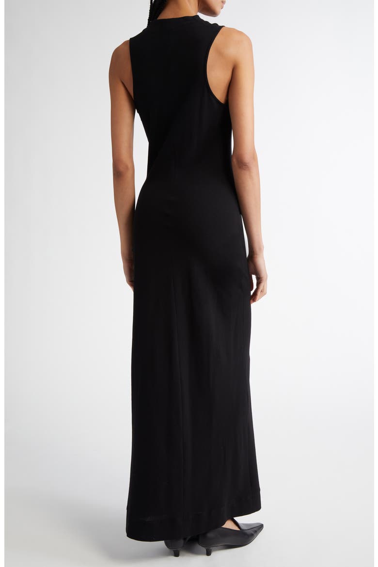 Cowl Neck Stretch Crepe Dress, Alternate, color, BLACK