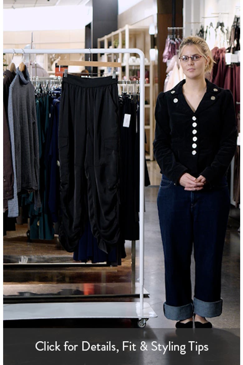 Kaye Ruched Cargo Pants video
