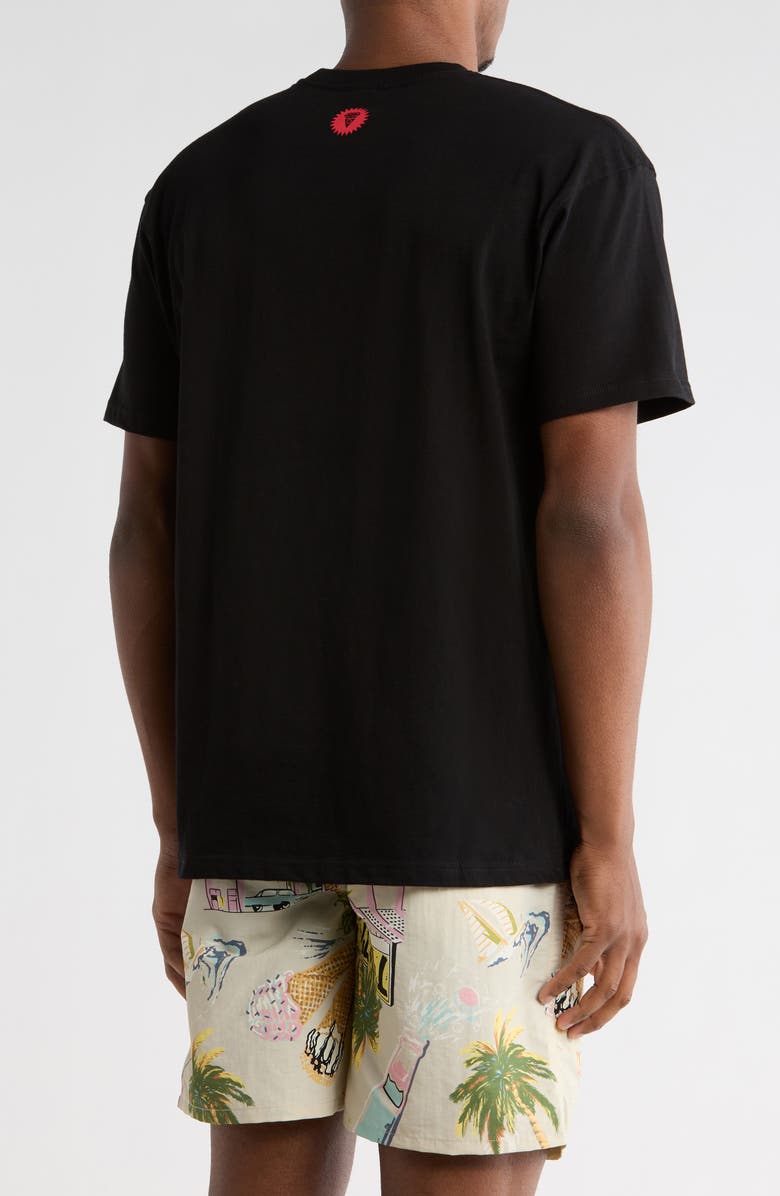 ICECREAM Script Logo Graphic T-Shirt, Alternate, color, Black