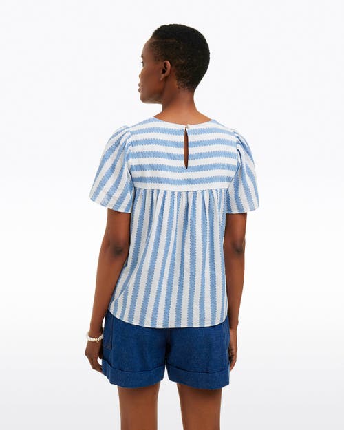 DRAPER JAMES DRAPER JAMES FLUTTER SLEEVE TOP