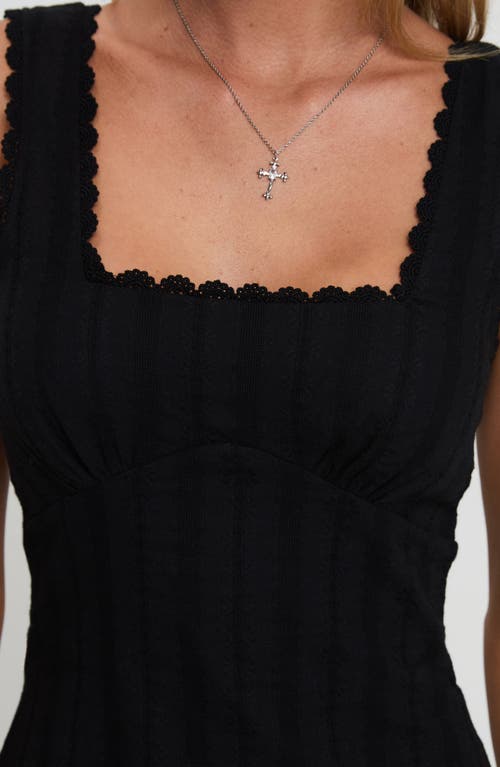 Princess Polly De Santis Mini Dress In Black