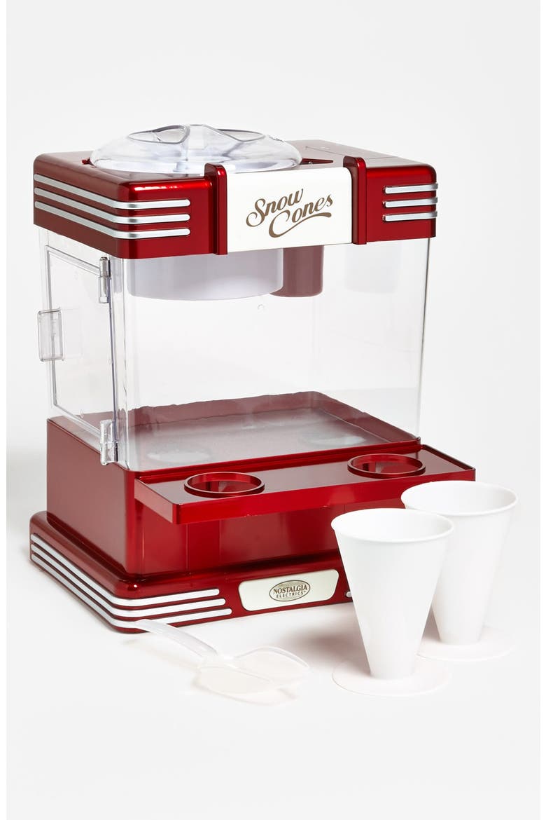 'Retro Series' Snow Cone Maker, Main, color, RED