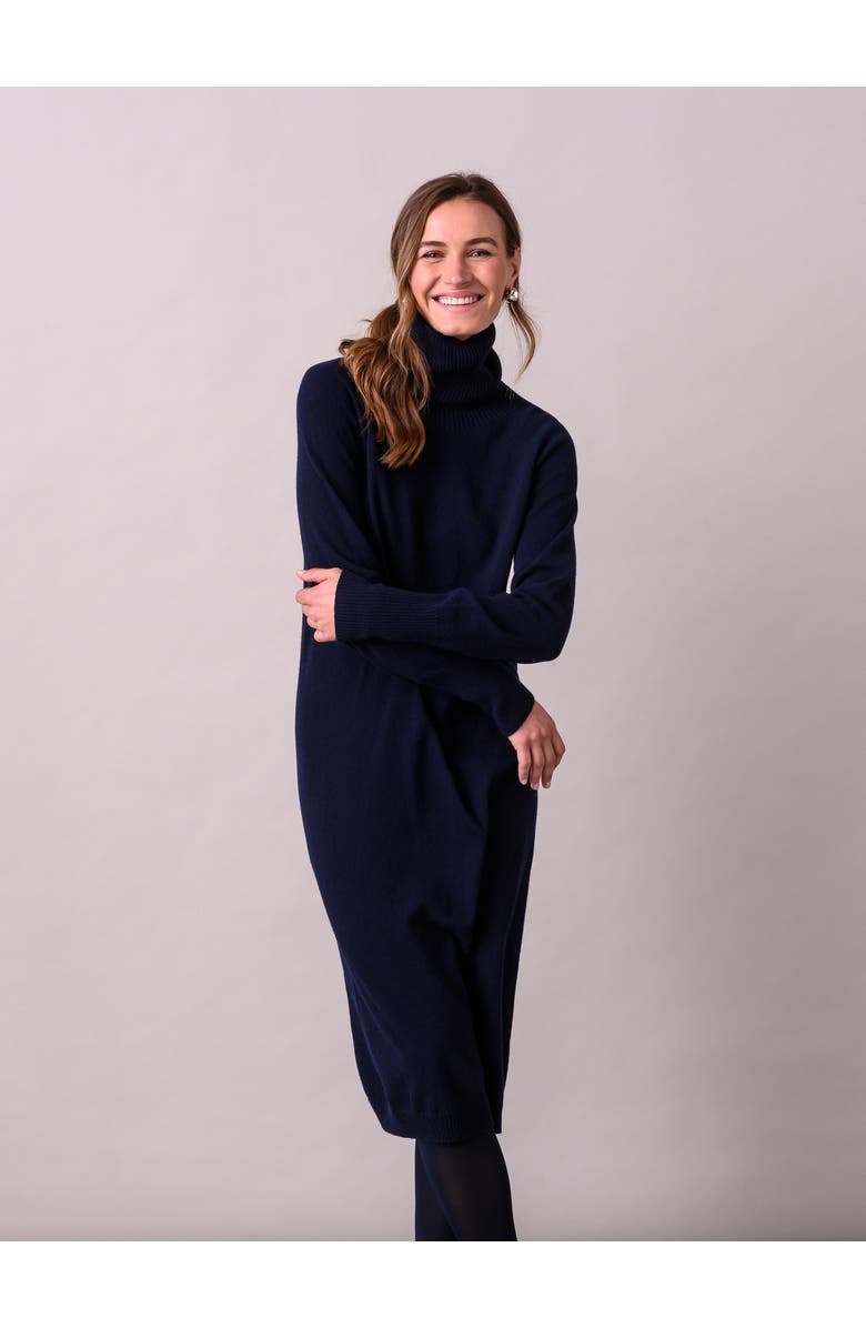 Celtic & Co. Supersoft Midi Turtleneck Dress, Alternate, color, 